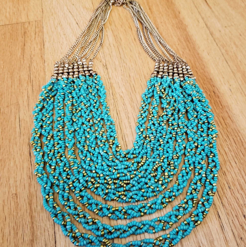 multi strand necklace